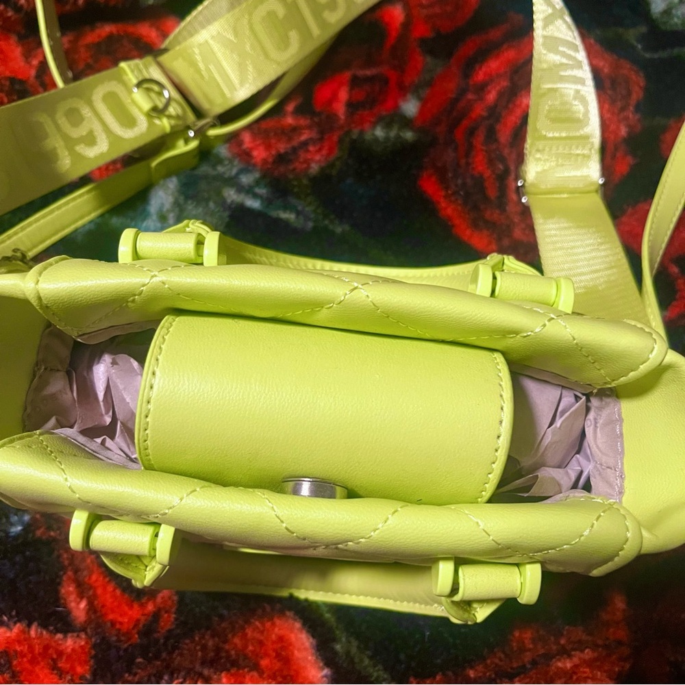 Steve Madden Neon Quilted Mini Bag - Picture 3 of 5